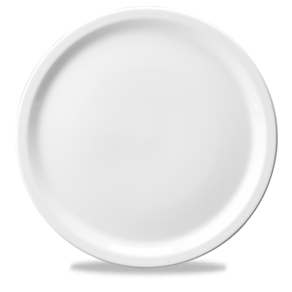 White Nova Pizza Plate 13.5" 6/box