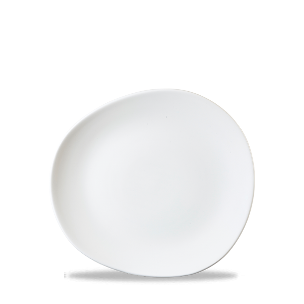White Round Trace Plate 8 1/4" 12/box