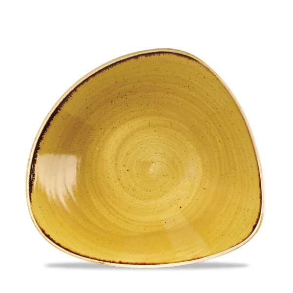 Stonecast Mustard Lotus Bowl 9" 12/box
