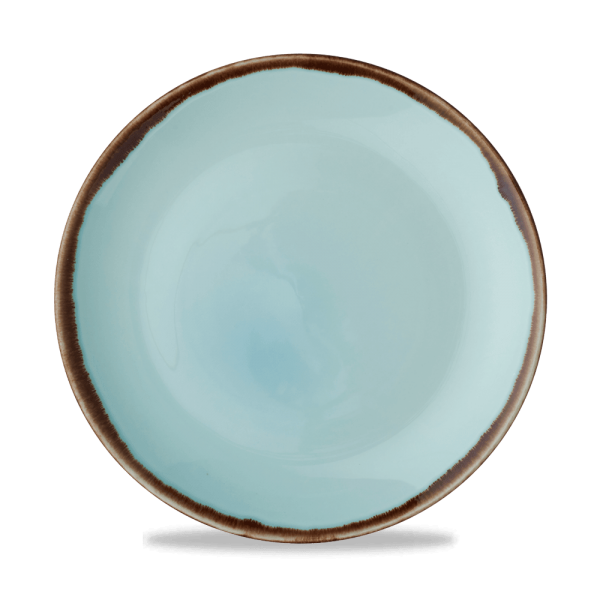 Harvest Turquoise Coupe Plate 26 cm 12/box