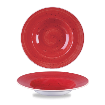 Stonecast Berry Red Profile Wide Rim Bowl Med 9.4" 12/box