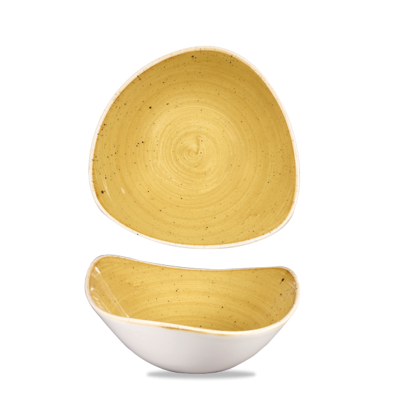 Stonecast Mustard Lotus Bowl 7.25" 12/box