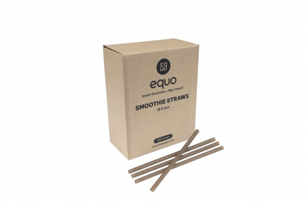 EQUO Coffee Smoothie Straws 8x200mm