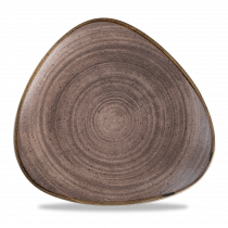 Stonecast Raw Brown Lotus Plate 12/box