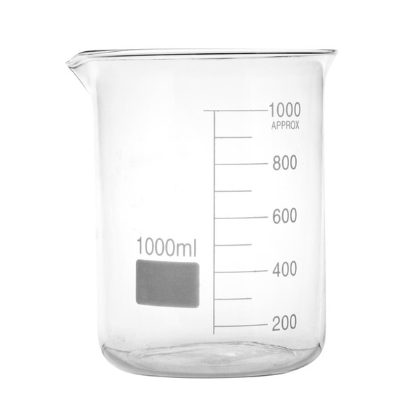 Scientific glass beaker 1000 ml