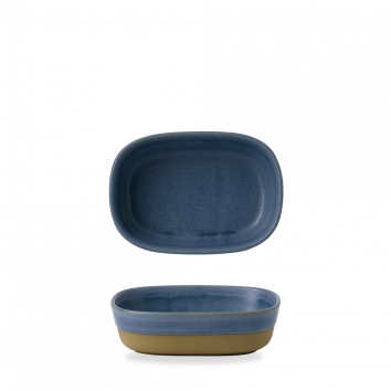 Emerge Oslo Blue Dish 17*12*5 cm 6/box