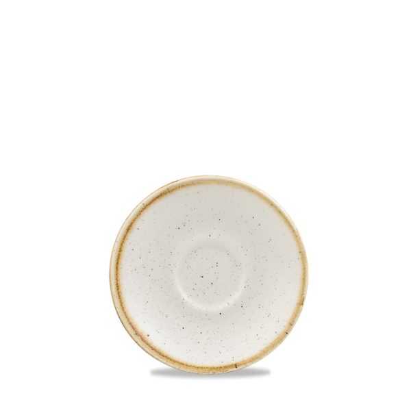 Stonecast Barley White Espresso Saucer 4.5" 12/box