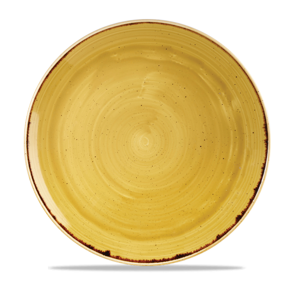 Stonecast Mustard Evolve Coupe Plate 11.25" 12/box