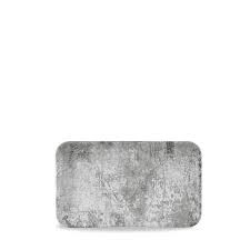 aps-dudson-Urban Grey Organic Rectangular Plate 12/box