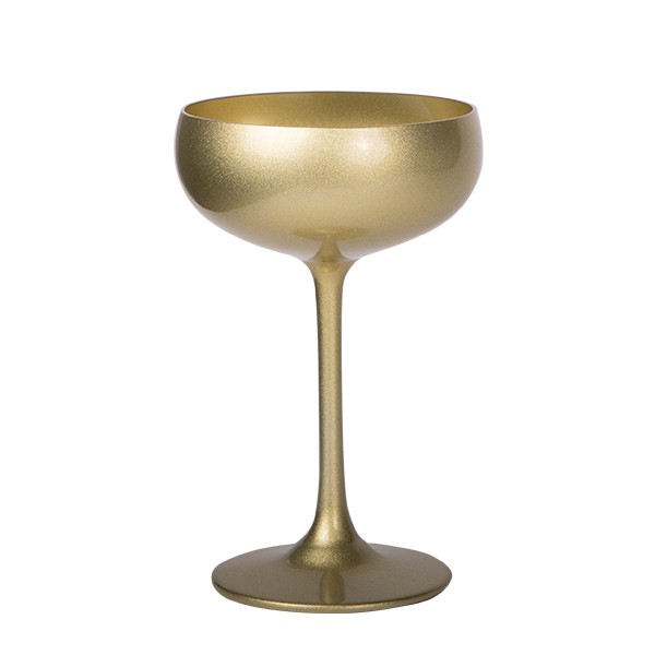Olympic Plain Champagne Saucer Gold 230ml 6/box
