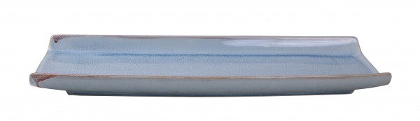 Ming Retangular plate 40,5cm blue 4/box