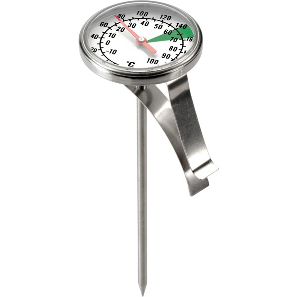 Thermometer metal housing