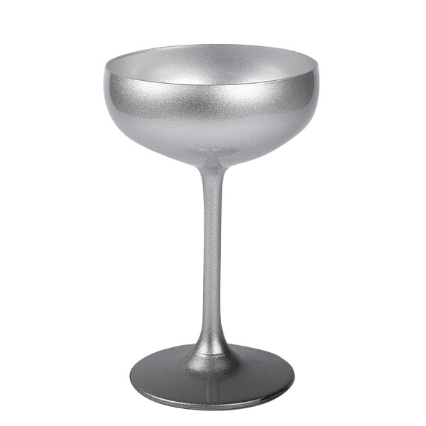 Olympic Plain Champagne Saucer Zilver 230 ml 6/box