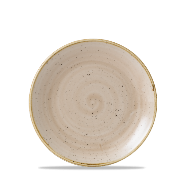 Stonecast Nutmeg Cream Evolve Coupe Plate 6.5" 12/box