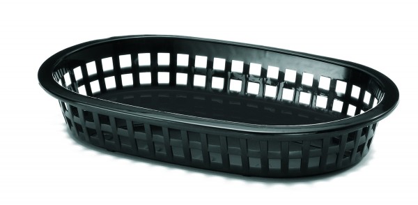 A La Carte Platter Basket Black 36/box