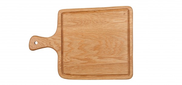 Wood Sq Handled Board 16.7"X10.6"X0.8" Op Stk 44/box