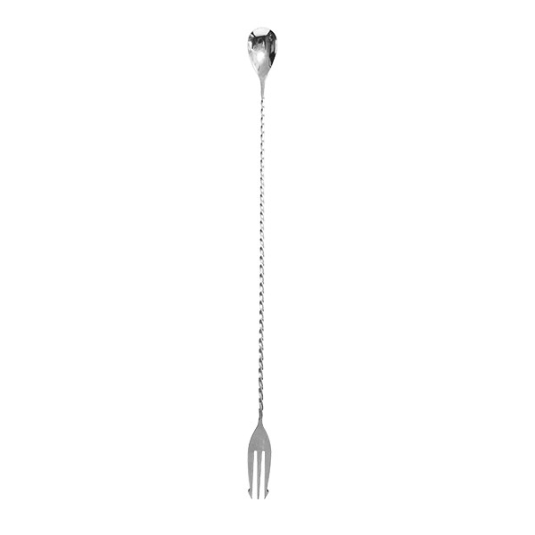 Twisted bar spoon fork end 47 Ronin 40 cm
