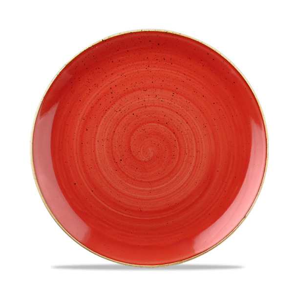 Stonecast Berry Red Evolve Coupe Plate 8.67" 12/box