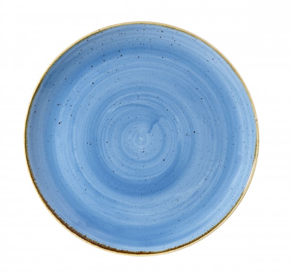 Stonecast Cornflower Blue Coupe Plate 10.25" 12/box
