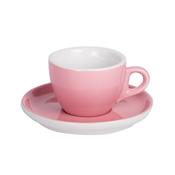 Old Pink Coffee cup with saucer 160ml 6/box
