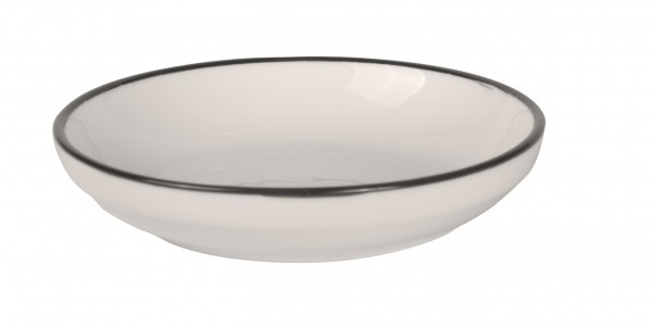 Filippa Medium Bowl with black rim Ø 18 cm 6/box