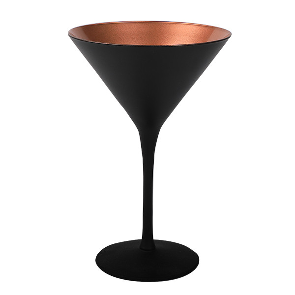 Olympic matt-black Cocktailglass Bronze 240 ml 6/box