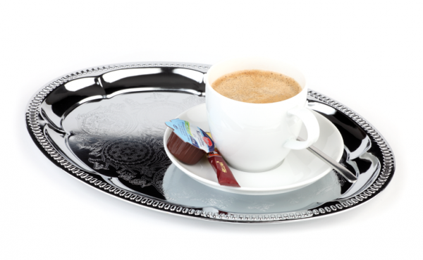 Tray 'Kaffeehaus' oval, ca. 30*22 cm