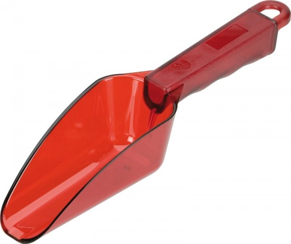 Ice Scoop red polycarbonate 0,18 L
