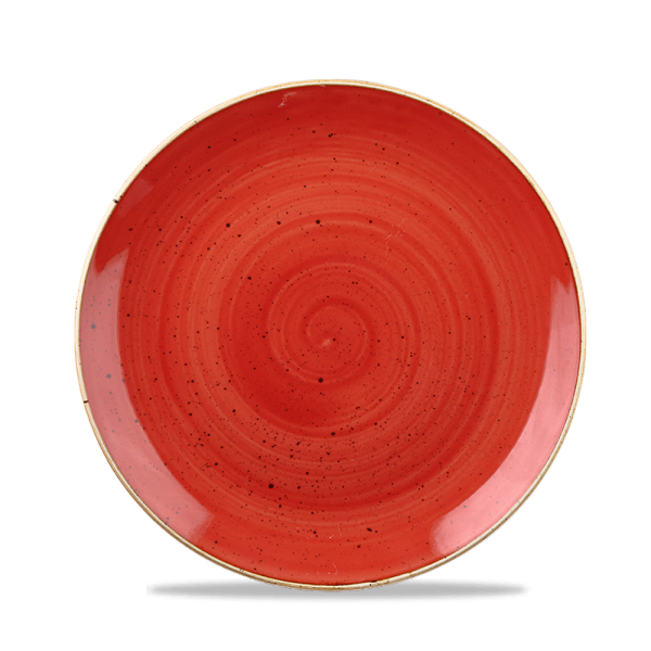 Stonecast Berry Red Evolve Coupe Bowl 9.75" 12/box