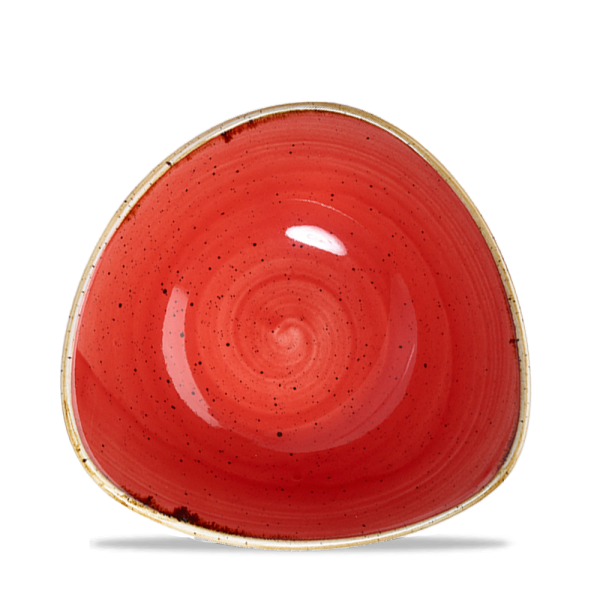 Stonecast Berry Red Lotus Bowl 9" 12/box