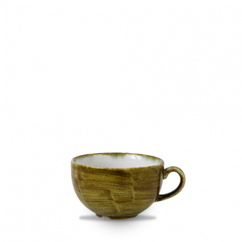 Plume Green Cappuccino Cup34cl 12/box
