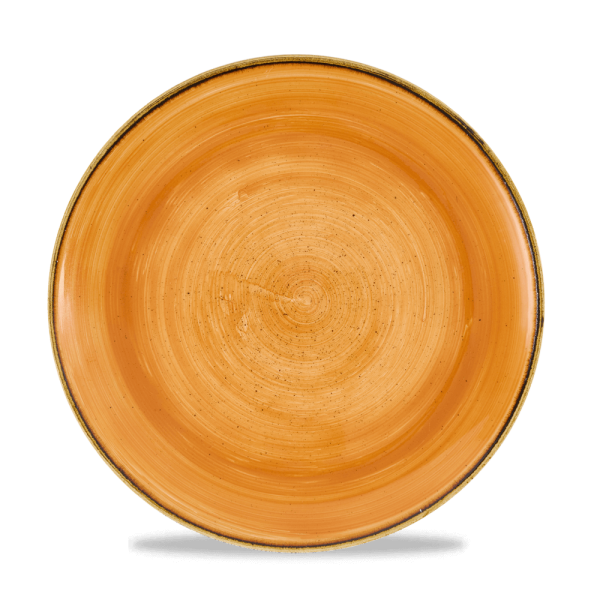 Stonecast Tangerine Evolve Coupe Plate 26cm 12/box