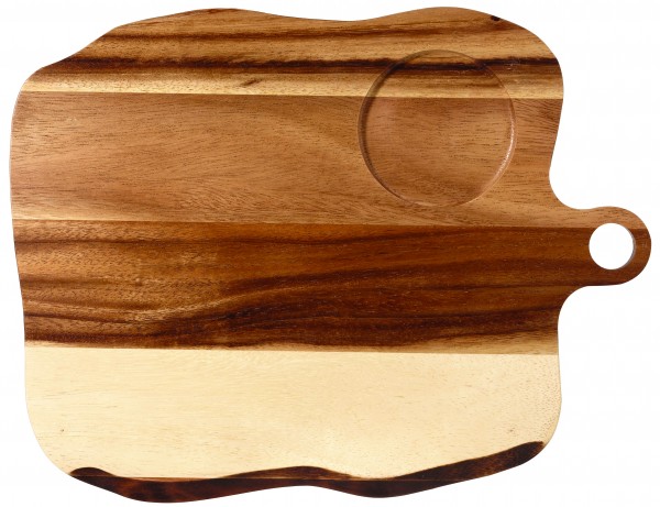 Wood Square Organic Paddle Board 35Cm 4/box