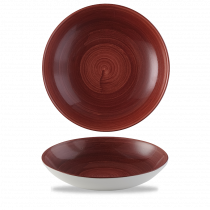 Stonecast Patina Red Rust Evolve Coupe Bowl 12/box