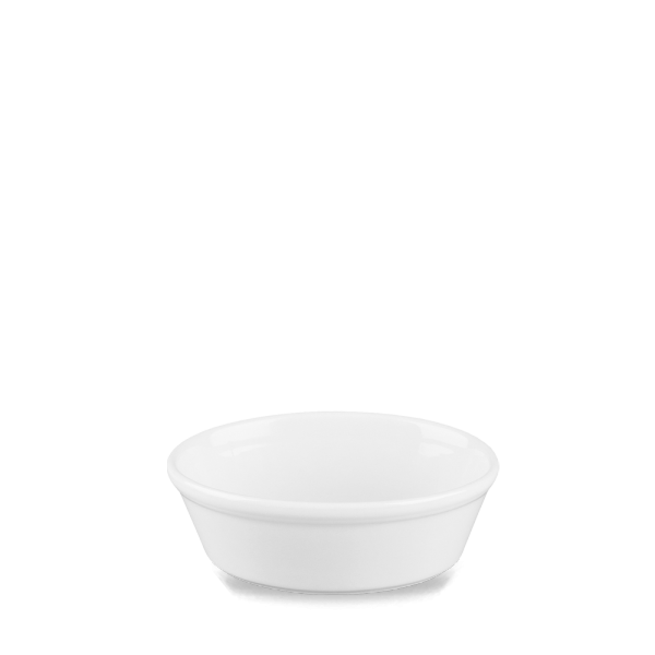 White Cookware Oval Pie Dish 6"X4.75" 12/box