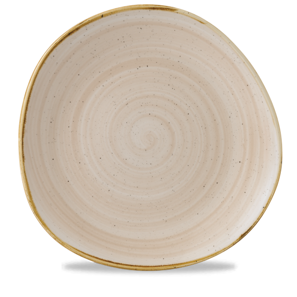 Stonecast Nutmeg Cream Round Trace Plate 11 1/4" 12/box