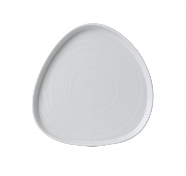 White Triangle Walled Chefs Plate 20 cm 6/box