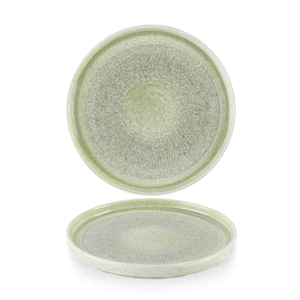 Harvest Green Walled Plate 21 cm 6/box