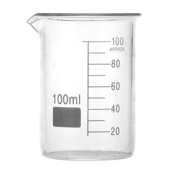 Scientific glass beaker 100 ml