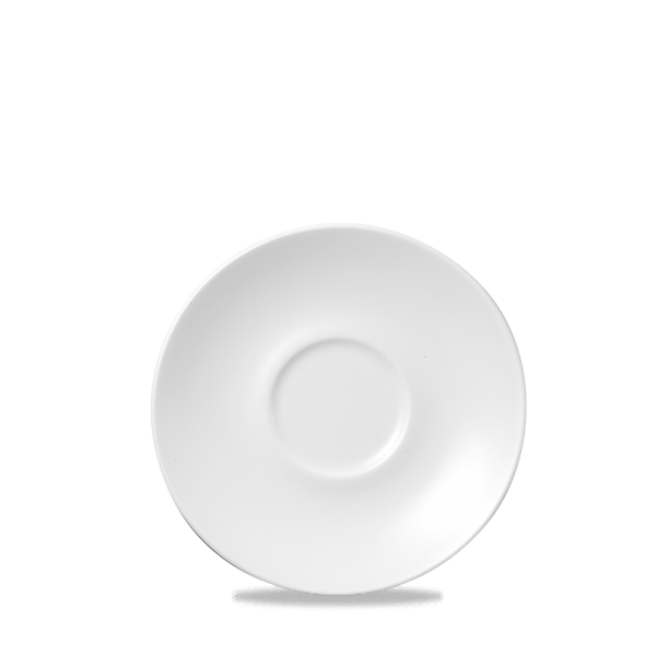 White Georgian Tea Saucer 5.5" 12/box